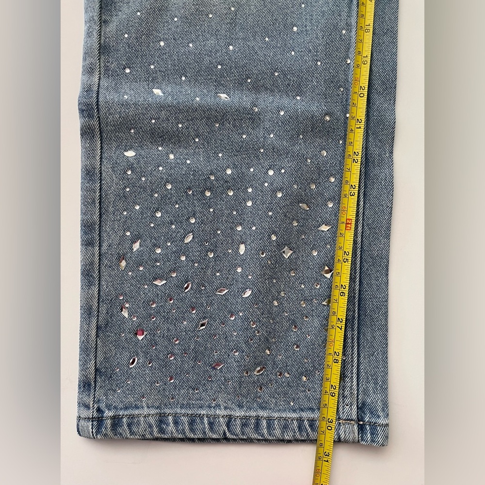 No Boundaries | NWT Rhinestone Straight Leg Jeans - Picture 10 of 11